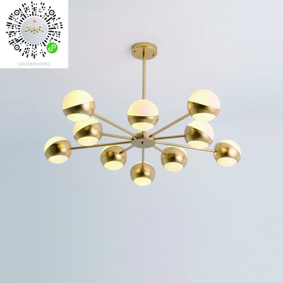 现代个性创意家用客厅卧室魔豆球吊灯北欧风格餐厅吧台玻璃球灯具
