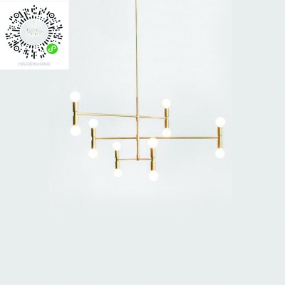 北欧后现代几何线条吊灯创意个性复古LOFT客厅餐厅设计师艺术吊灯