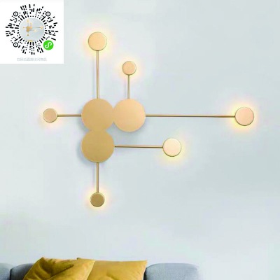 北欧简约个性壁灯客厅餐厅卧室酒店民宿创意后现代极简网红壁灯