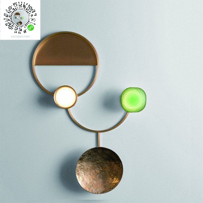 北欧壁灯美式复古创意设计师后现代客厅背景墙装饰卧室床头壁灯