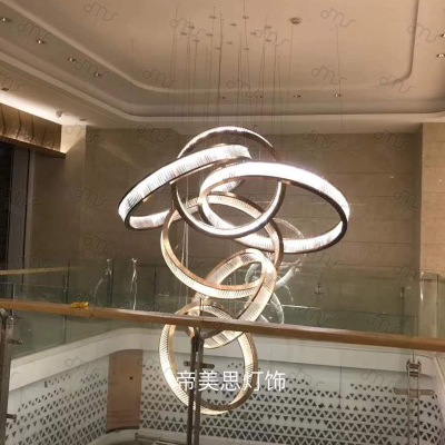 轻奢大气环形大型吊灯