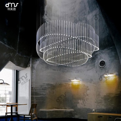 不规则玻璃水晶棒大型吊灯
