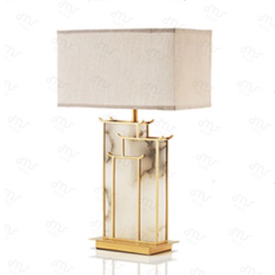 中式大理石简约时尚台灯