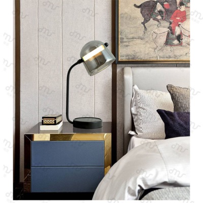 北欧现代美式卧室台灯
