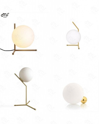 现代圆球台灯北欧简约创意个性