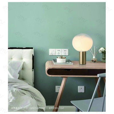 后现代玻璃吊灯创意卧室床头台灯落地灯