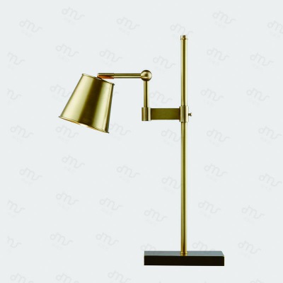 美式设计师现代简约创意客厅书房卧室床头灯个性黄铜金属书桌台灯