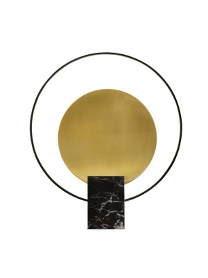 铁艺电镀大理石底座台灯