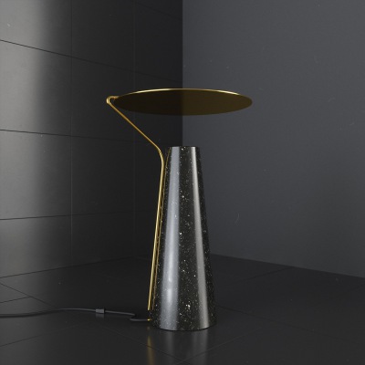 黑色个性大理石装饰台灯