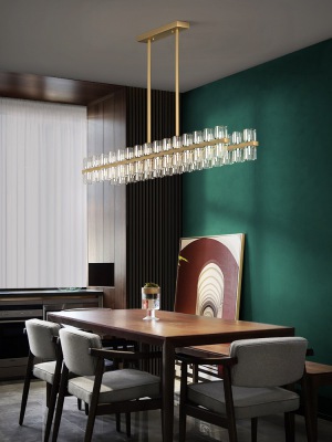 后现代纯铜水晶吊灯