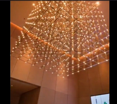 光立方2.0工厂成品实沙盘吊灯售楼处吊灯酒店大堂吊灯