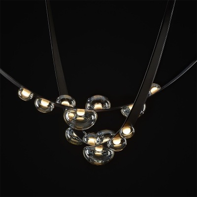 创意透明玻璃球吊灯