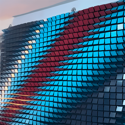 机械矩阵动态翻转屏