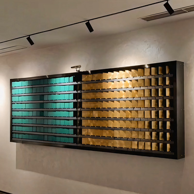 DMS机械矩阵动态单面翻转屏装置