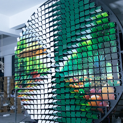 机械矩阵动态翻转屏